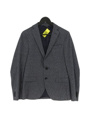 Manuel Ritz Women's Blazer Chest: 46 in Blue Polyester