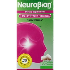NEUROBION CLASSIC HIGH POTENCY FORMULA 100 TABLETS, Exp. 03/27