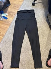 2 X Black High Waist Maternity Leggings