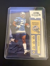 2000 Playoff Contenders Reuben Droughns Lions 132 Rookie Card. rookie card picture
