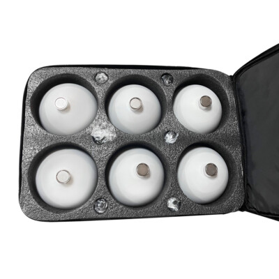 6PCS 3D Scanner Target Spheres with Magnetic Base Tripod Mount Carrying ...