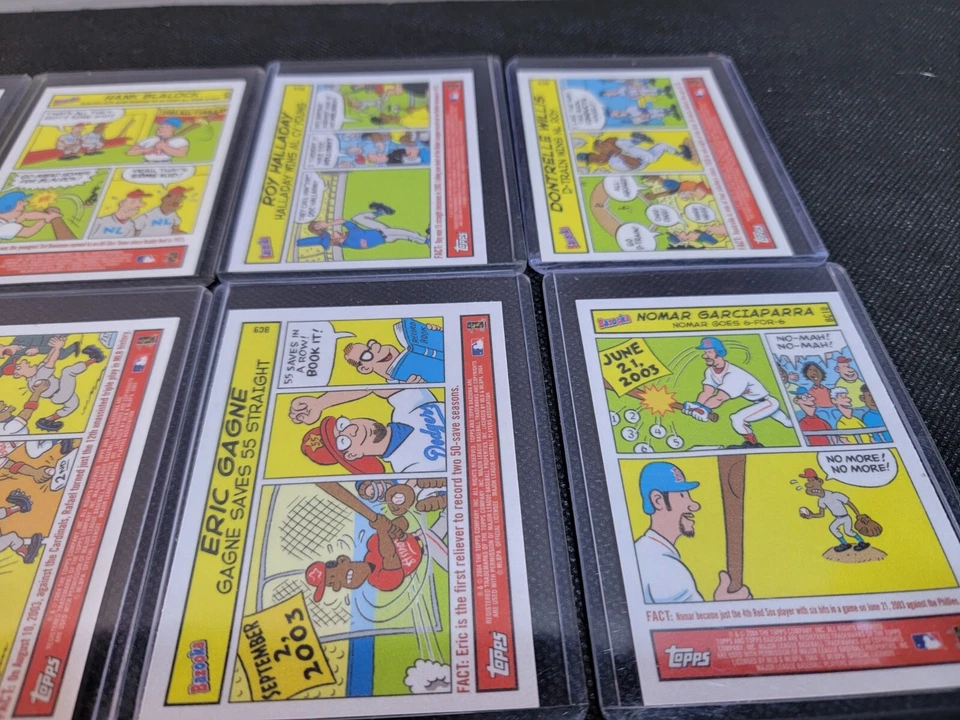 2004 TOPPS BAZOOKA BASEBALL COMICS   SET OF 24  JETER, PUJOLS, THOMAS  NM - Image 4 of 4