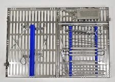 Hu-Friedy Dental Restorative Instruments Set of 17 w/LRG Sterilization Cassette