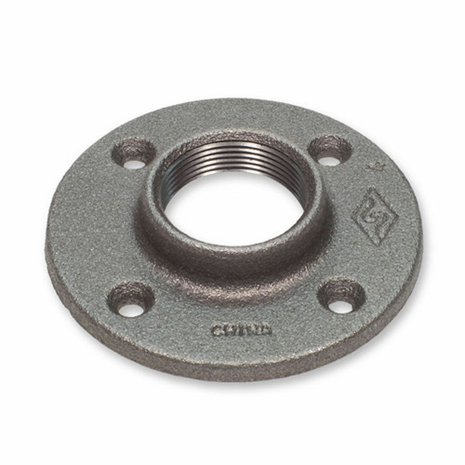1" BLACK MALLEABLE IRON FLOOR FLANGE fitting pipe npt