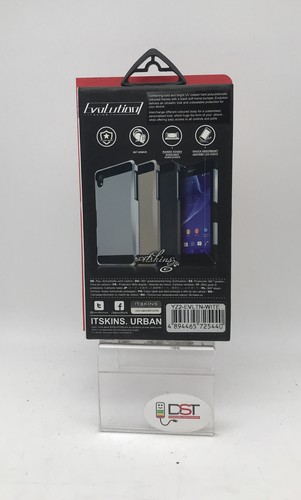 Cover Case ITSKINS TPU Per Sony Xperia Z2 Rigida Argento - Foto 2 di 3