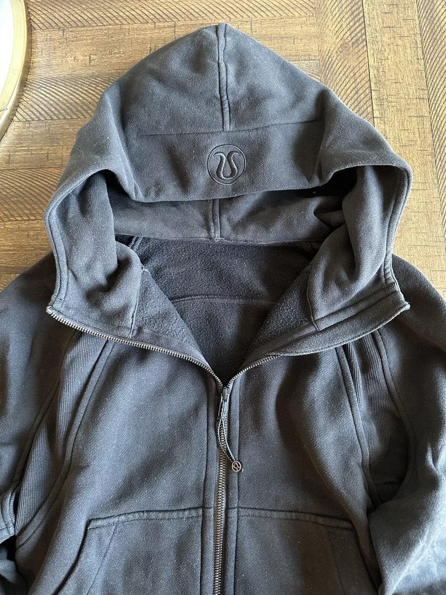 Lululemon Scuba Oversized Full Zip Hoodie Black Size M/L EUC