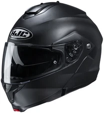 HJC C91 Modular Motorcycle Helmet Semi Flat Black Medium