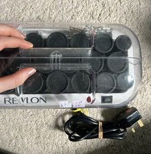 Revlon Heated Rollers Set Curlers, With Clips.