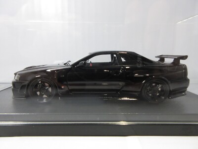 1:43 HPI-MIRAGE NISSAN Nismo R34 Skyline GT-R Z-tune Black