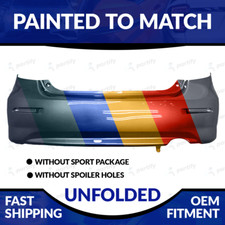 New Painted 2009-2014 Toyota Matrix Unfolded Rear Bumper Wo Spoiler Holes