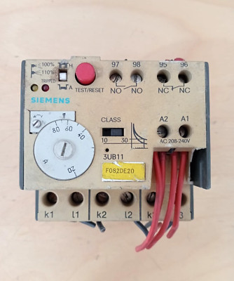 Siemens 3UB1100-1DM7 Elektronisches Triggerrelais 20-80A