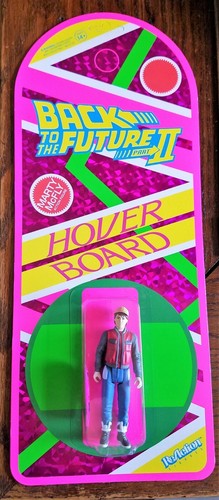 2020 Super 7 Reaction Marty McFly Hoverboard Back Future Exclusive Figure SDCC