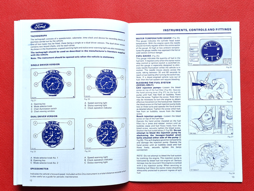 Ford Transit 1978 manual de operador original ¡como nuevo! Gasolina y diésel - Imagen 4 de 10