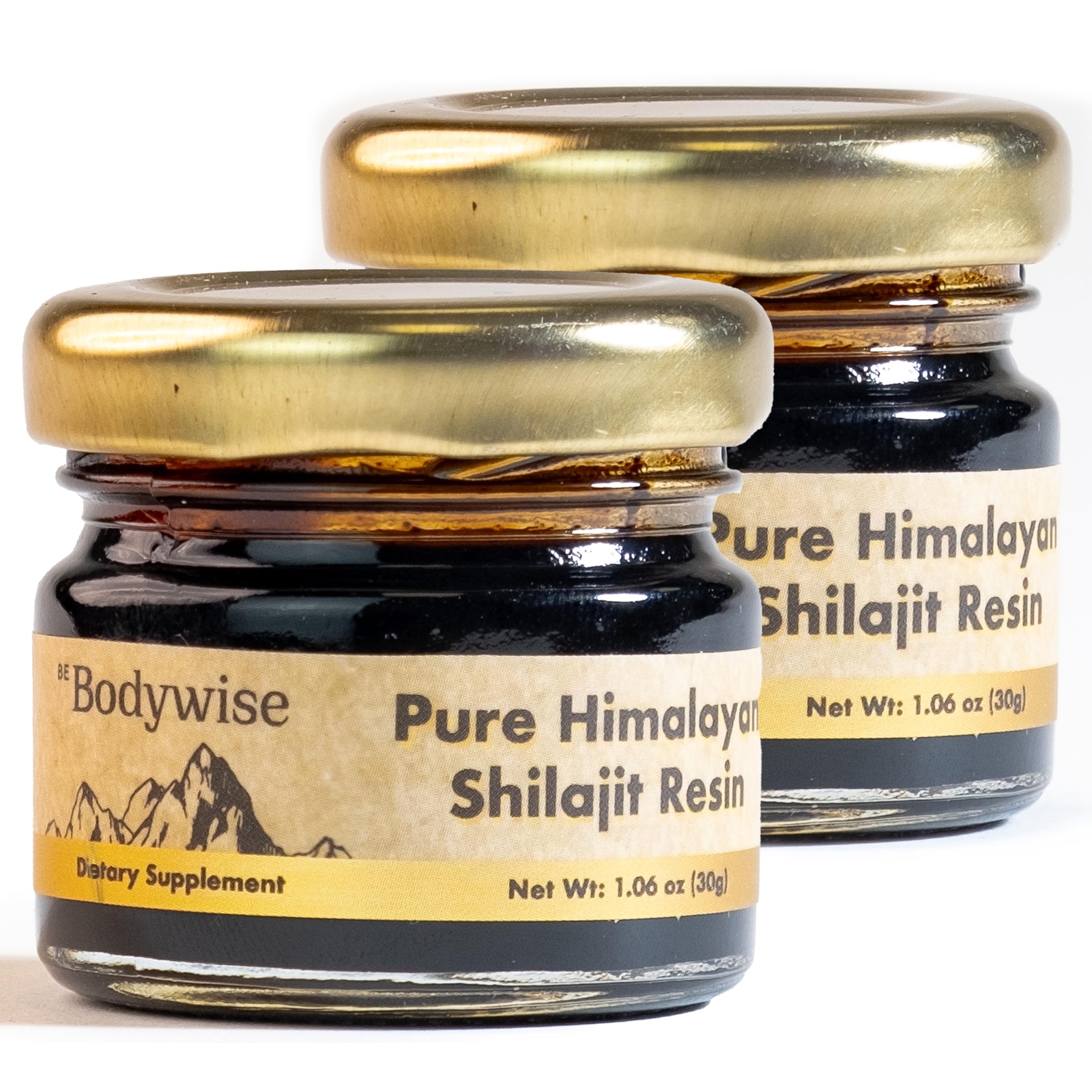 2 PACK OF Be Bodywise Pure Himalayan Shilajit Resin NAWEST VERSION