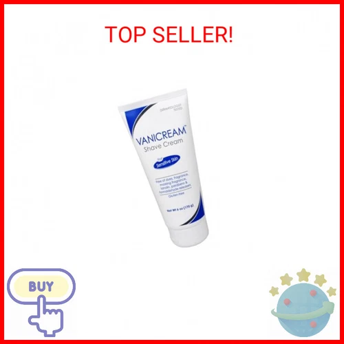 Vanicream Shave Cream | Fragrance, and Gluten Free | For Sensitive Skin | 6 Ounc