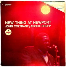 John Coltrane Archie Shepp New Thing at Newport 1966 Vinyl Impulse Records First