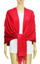 New Elegant Soft Long  PASHMINA SCARF/WRAP/SHAWL-- Red