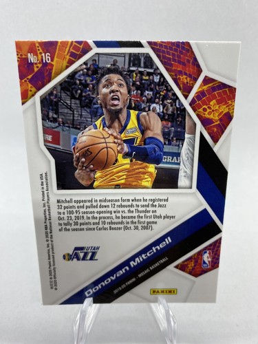 2019-20 Panini Mosaic Donovan Mitchell Will To Win Inserto #16 - Imagen 2 de 6
