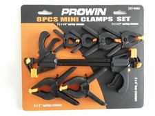 PROWIN 8 PCS MINI CLAMPS SET