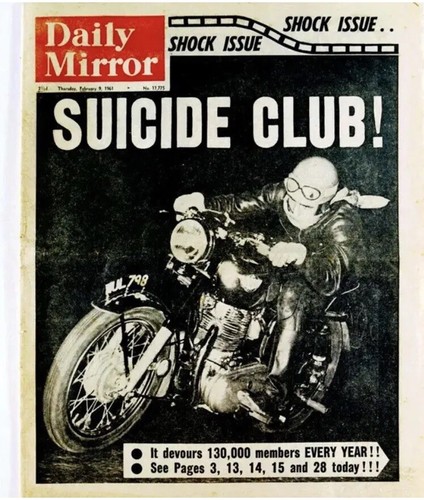 59 Club Back Patch, Ace Cafe, BSA Triumph Norton, Piston Broke, Ton Up, MCN Ogri - Picture 14 of 14