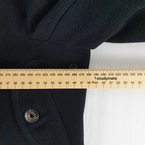 G-Star Raw Decoy Wool Garber Trench Women's S Jacket Black Coat SP25 - Picture 11 of 22