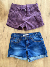 LOT OF 2 COTTON JEAN SHORTS GIRLS SIZE 12 VIGOSS HERE THERE COOL BY C A