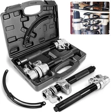 Macpherson Strut Spring Shock Absorber Compressor Set With Safety Jaws & Holder