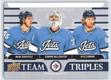 2020 Upper Deck Mark Scheifele Connor Hellebuyck Kyle Connor #TT-W2 Team Triples
