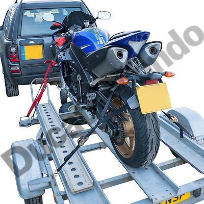 Cinghia Di Trasporto Bike It TIEFIX Per Fissare Pneumatici Moto Su Rimorchio