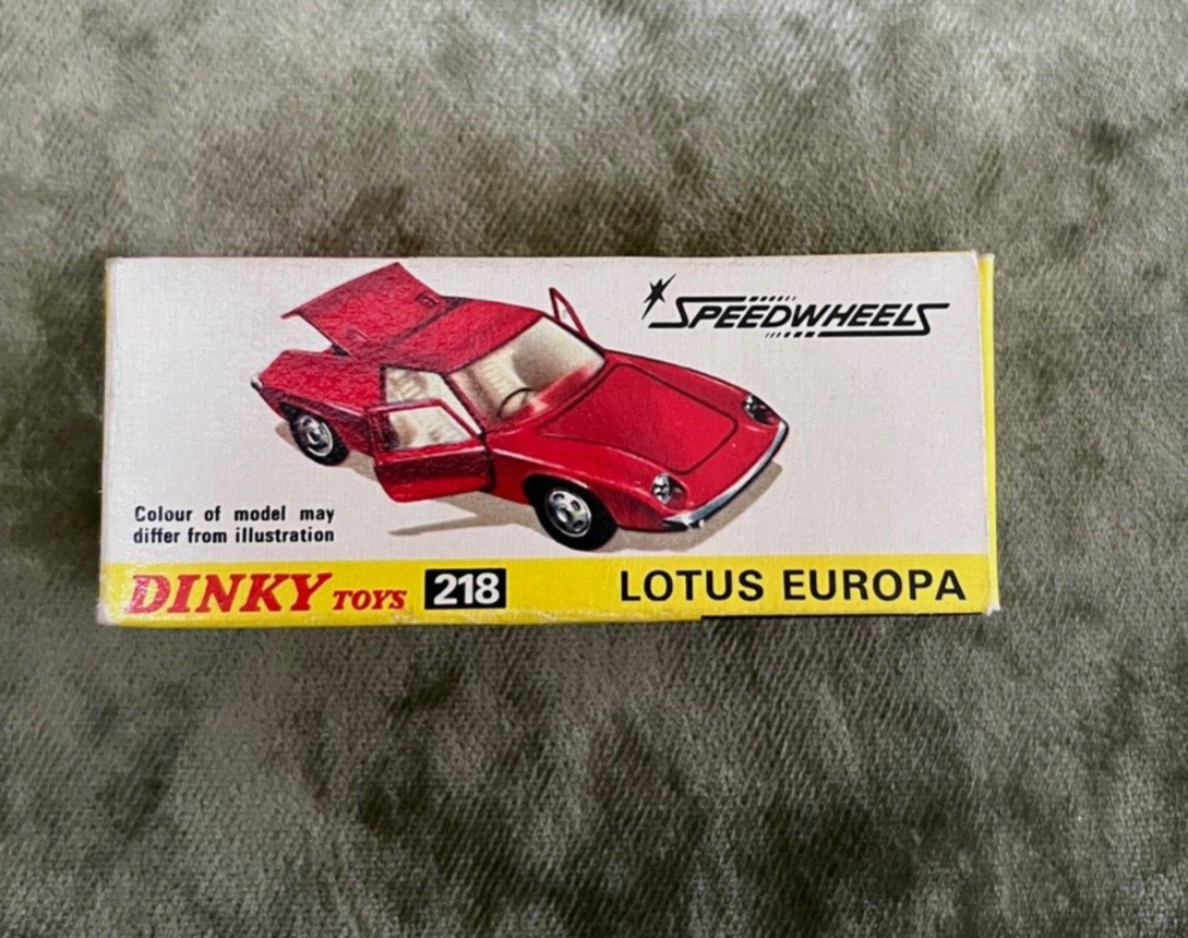 DINKY ディンキー　ロータス　ヨーロッパ　218 DINKY ディンキー ロータス ヨーロッパ 218 Dinky Toys No. 218 Lotus