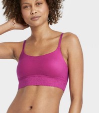 Women's So Soft Bralette - Auden - Dark Purple Size XXL