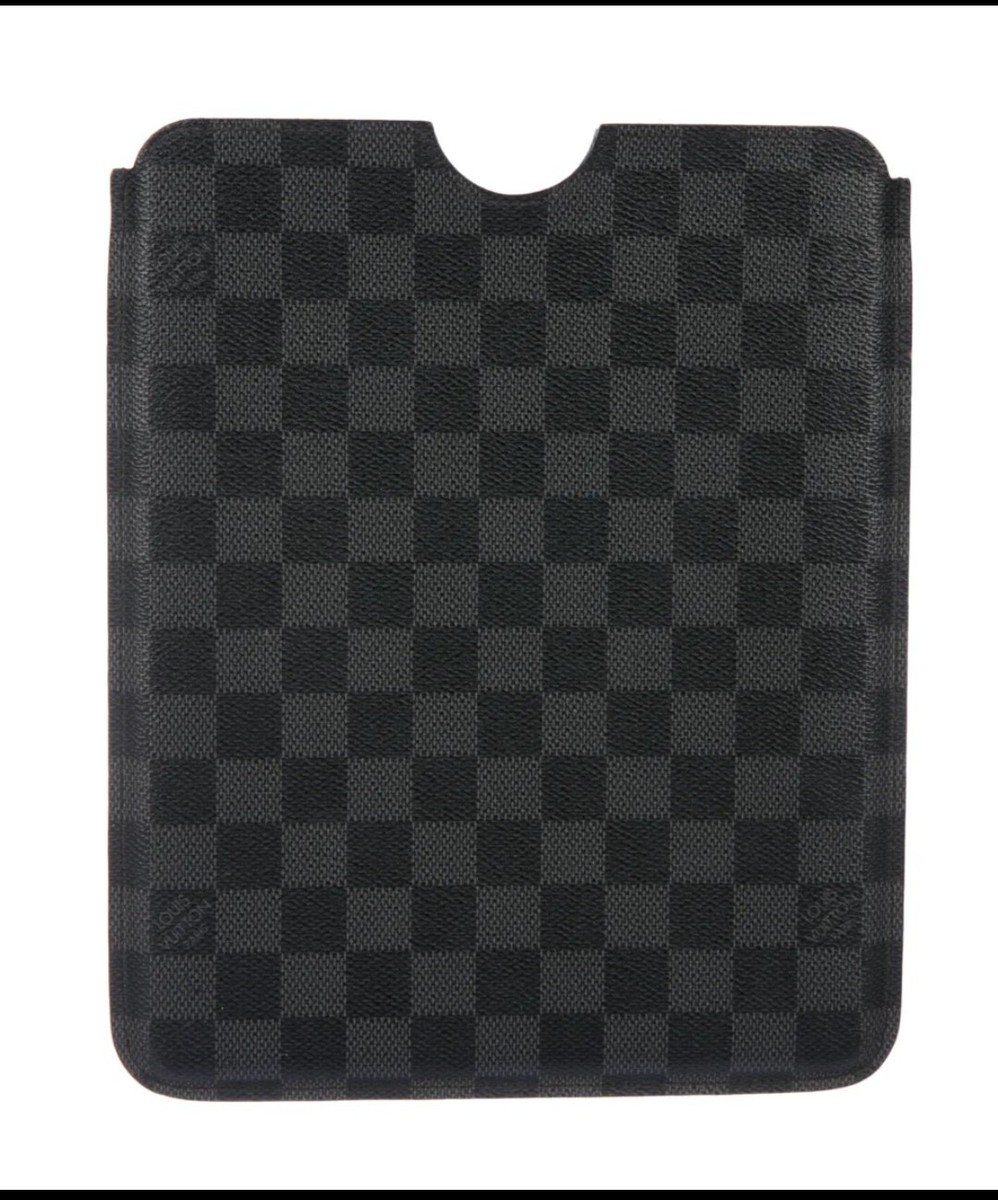 LOUIS VUITTON Damier Graphite iPad Case N63105 LV Auth th1644