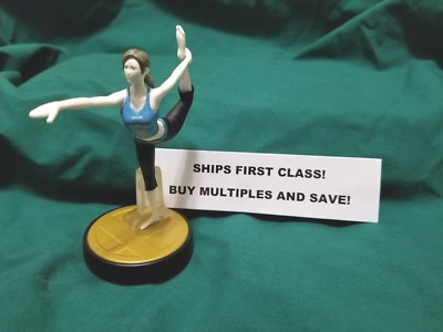 SHIPS USPS FIRST CLASS! Wii Fit Trainer Amiibo Smash Bros Ultimate