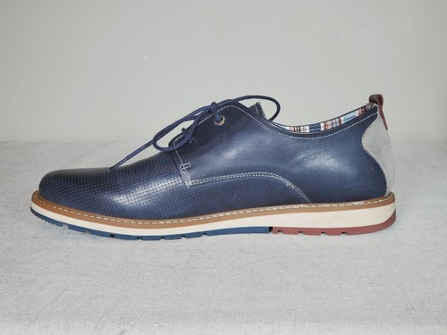 Pikolinos Berna M8J-4273 Lace-Up Shoes Blue Leather Men's US 10 - 10.5 (EU 44) - Picture 3 of 13