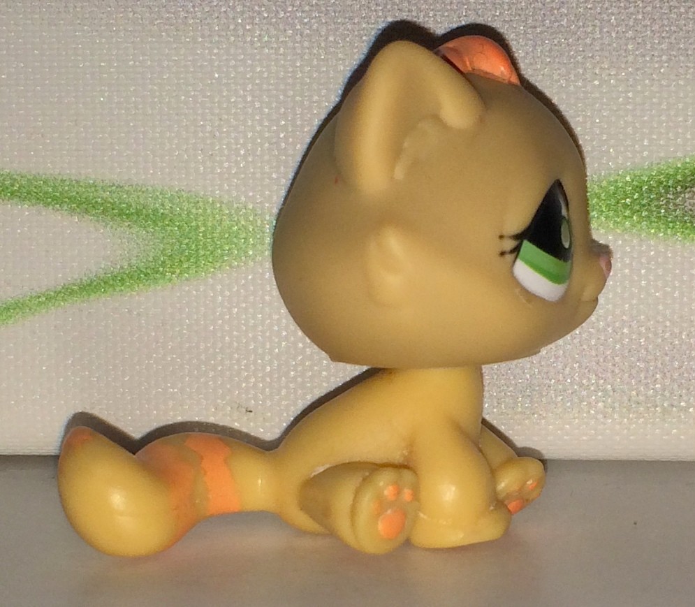 Littlest 706/791 Tabby Kitty Cat Green eyes Chat Gouttière w