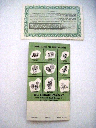 Zubehör für "Bell & Howell" Vintage Booklet Projektoren mit tollen Bildern * - Bild 12 von 12