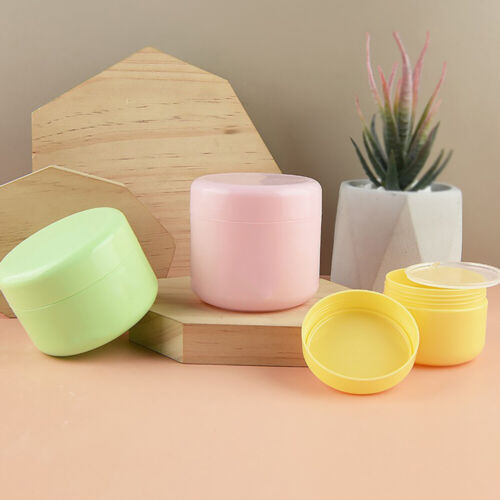 10-100g Plastic Jar Pot Sample Empty Container Cream Makeup Cosmetic UK - Picture 10 of 16