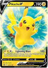 Pikachu V SWSH198 - ENG - Pokemon SWSH: Black star Promo Cards