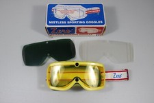 Vintage Zero Norski Mistless Googles Ski Snowboard #51 Fairfield-Hanover