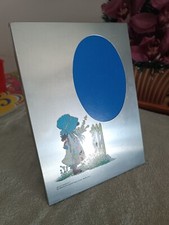 Cornice silver vintage Holly Hobbie o Lovely Doll o Sarah Kay foto ovale metallo