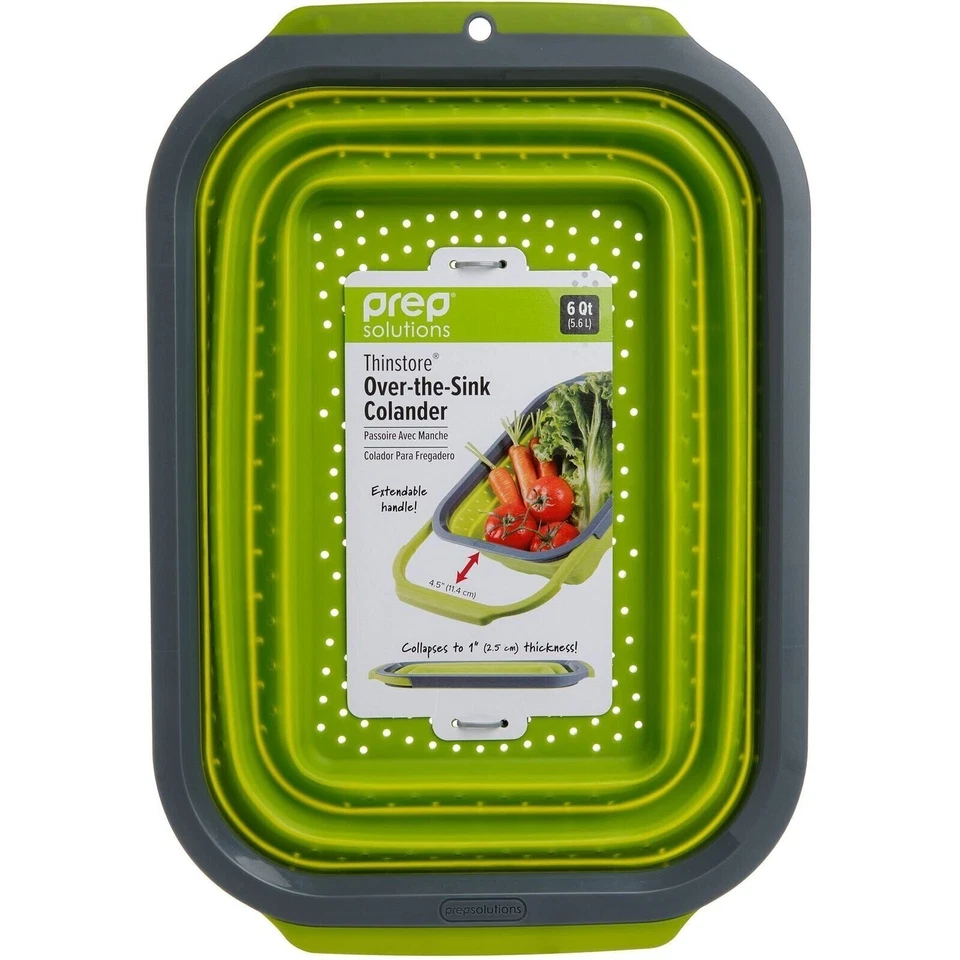 Progressive International Collapsible Silicone Over-the-Sink 6 Qt Colander, - Image 4 of 4