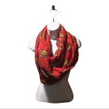Harry Potter Gryffindor Infinity Scarf, Red HP Fashion Scarf