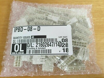 40Stk (1Stk/2,5eur) Samtec IPBD-08-D POWER CABLE CONNECTOR UR