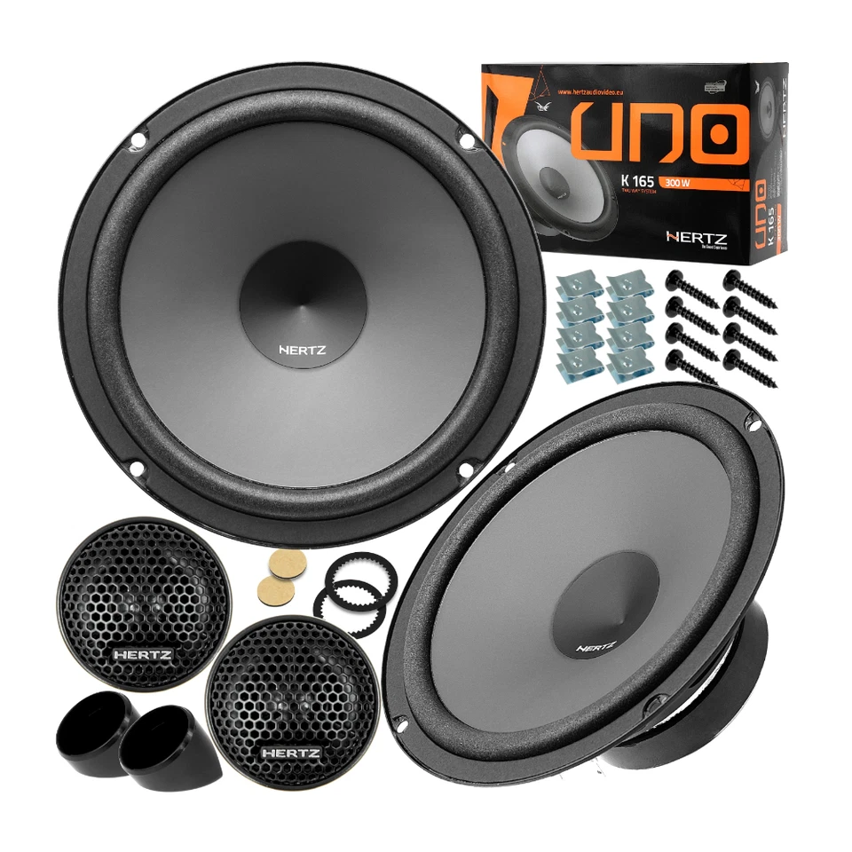 Kit 4 Casse Altoparlanti Hertz K165 Anteriori per Mercedes VIANO (W639) - Immagine 3 di 4