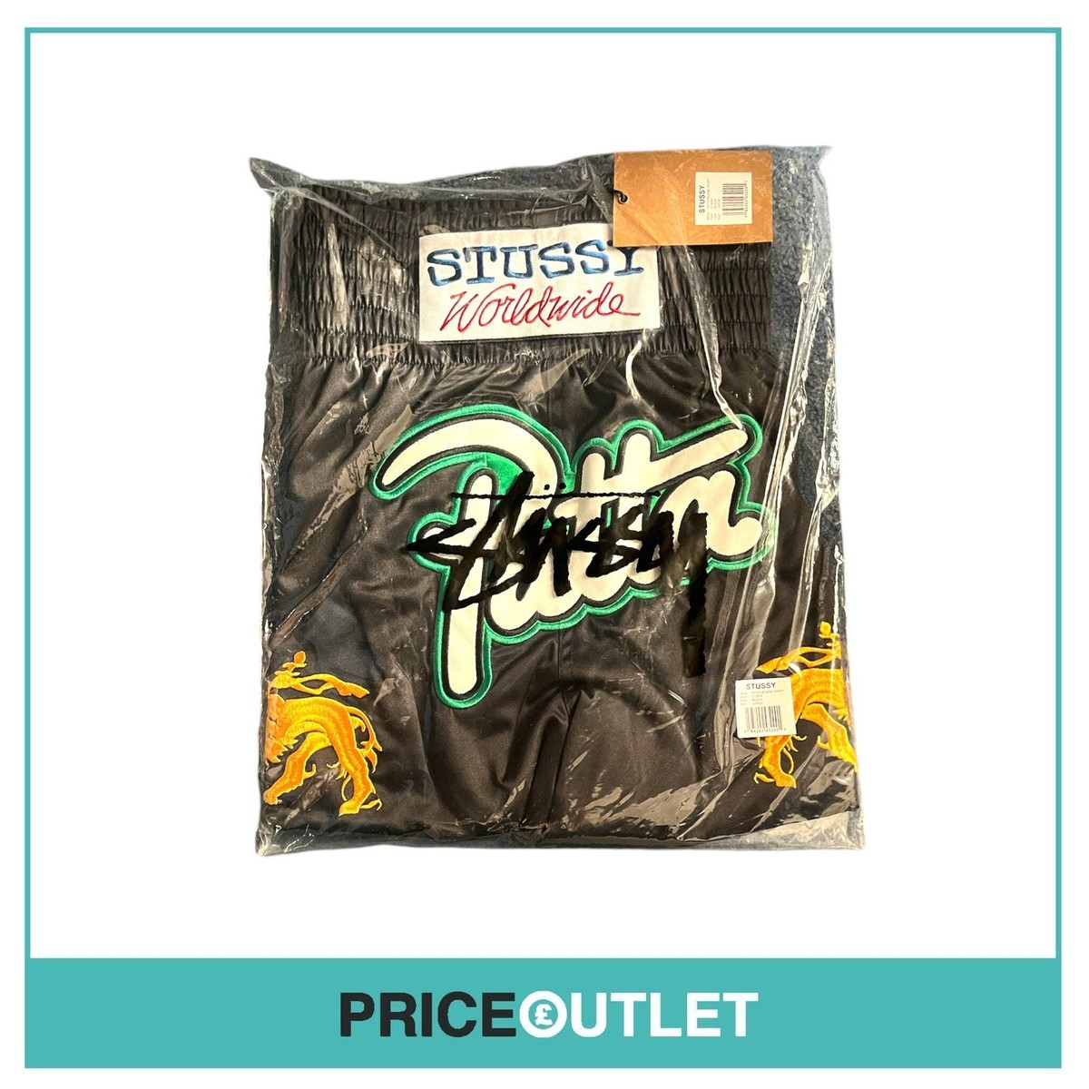 Stussy Patta Boxing Short Mサイズ ☆24SS 大人気☆STUSSY PATTA BOXING SHORT (STUSSY/ハーフ