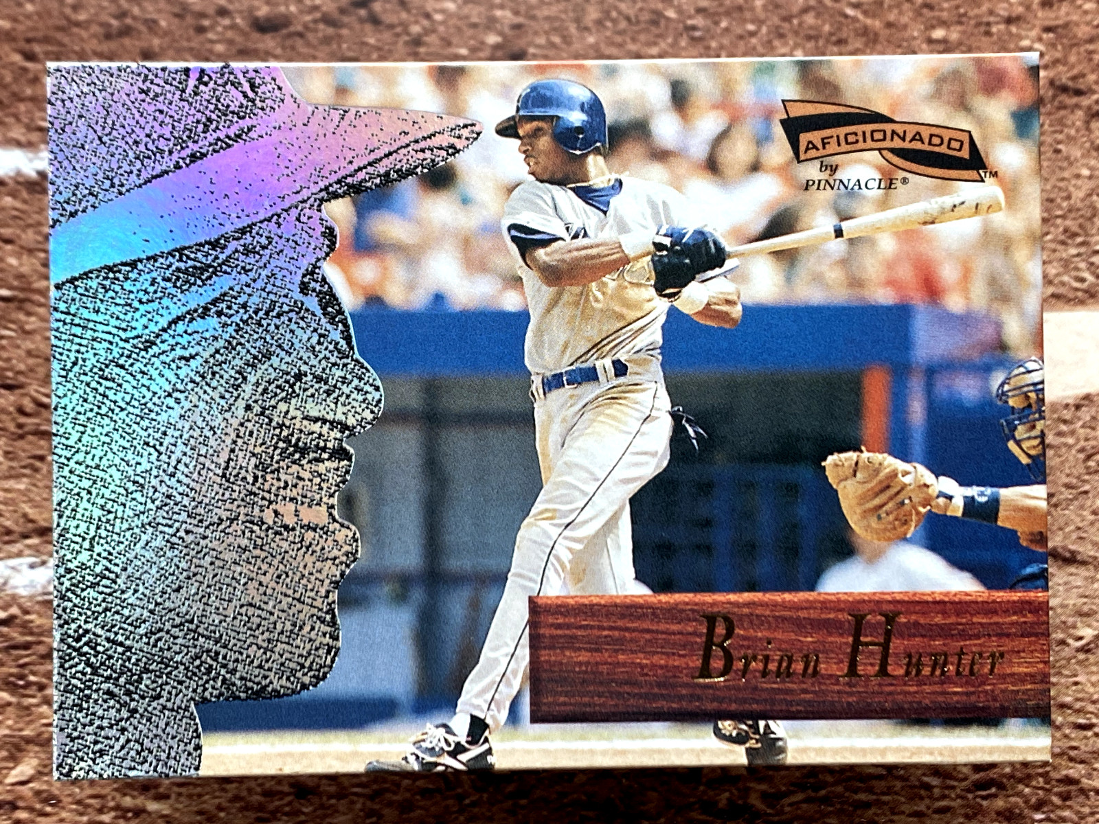 Brian Hunter 1996 Pinnacle Aficionado #105 Houston Astros