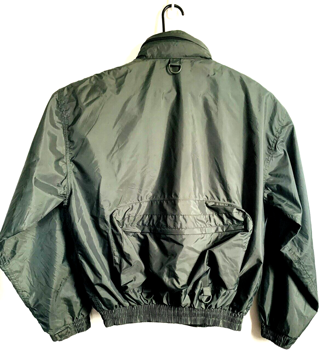 Hodgman LakeStream フィッシングジャケット ダークグリーン Vintage Hodgman Lakestream Men L Fishing Jacket Hood