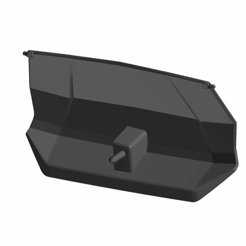 Polaris Storage Lid, Gloss Black, Genuine OEM Part 5455451-070, Qty 1