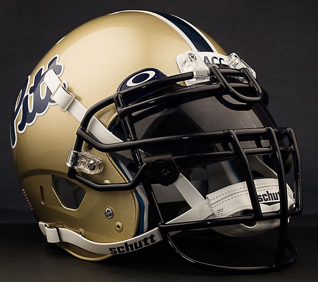 *CUSTOM* PITTSBURGH PITT PANTHERS Schutt XP Authentic GAMEDAY Football