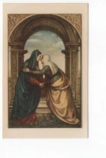1935 The Visitation - Uffizi Museum Mini Postcard – 55x84
